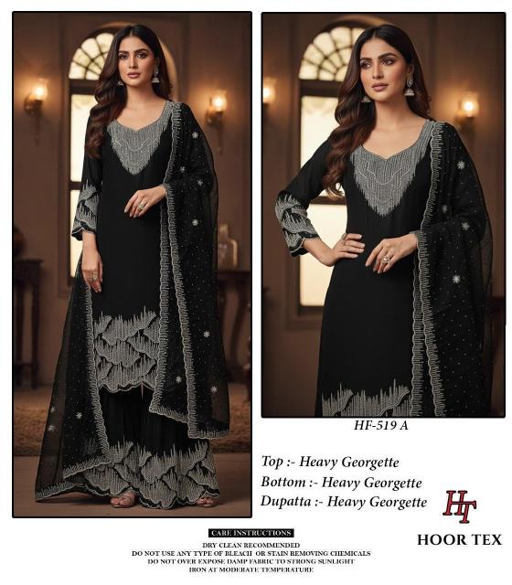 Hoor Tex 519 A To D Blooming Bulk salwar Kameez supplier in Hyderabad
